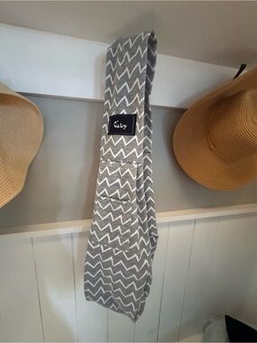 Kids Gray Chevron Sling Carrier